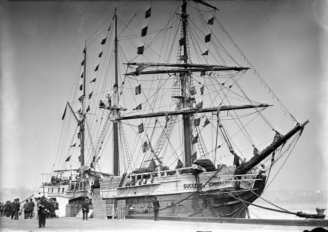 Success convict ship, no date recorded. Image: Library of Congress