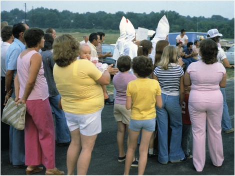 Poor whites at a Klan gathering in Alabama. © Jacob Holdt