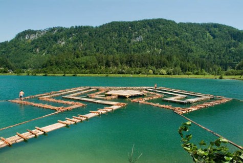 Floating Maze, Festival der Regionen. 2007, by Peter Sandbichler.