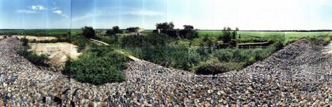 Jerome Relocation Camp, Sewer, Drew & Chicot, Arkansas © Masumi Hayashi. Panoramic photo collage with Fuji Crystal Archive prints, 1995. Size: 23" x 55" Jerome Relocation Camp, Sewer, Drew & Chicot, Arkansas © Masumi Hayashi. Panoramic photo collage with Fuji Crystal Archive prints, 1995. Size: 23" x 55"