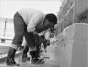 Men Washing Up Before Returning to the Cells Blocks, Louisiana S