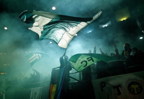 The Portland Timbers play Real Salt Lake at Jeld-Wen Field