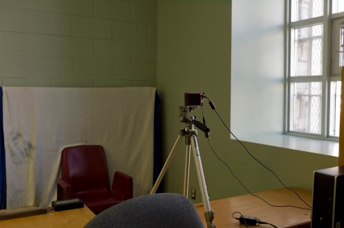 Photo ID,  admissions and discharge building